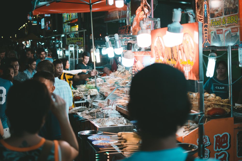 Jalan Alor street food best place to visit in KL at night