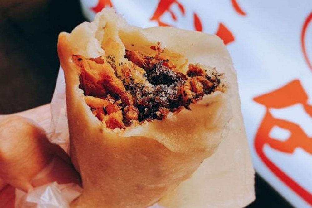 士林夜市：大餅包小餅