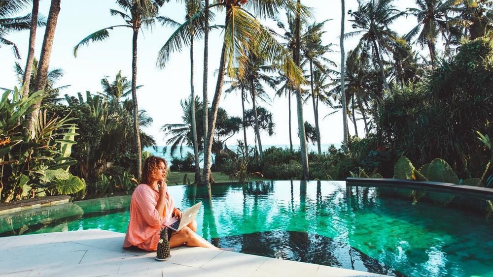 A tranquil resort which offers the best of both worlds: beachfront accommodations and lush rice paddy views. Credits: @emmaolmi on Instagram