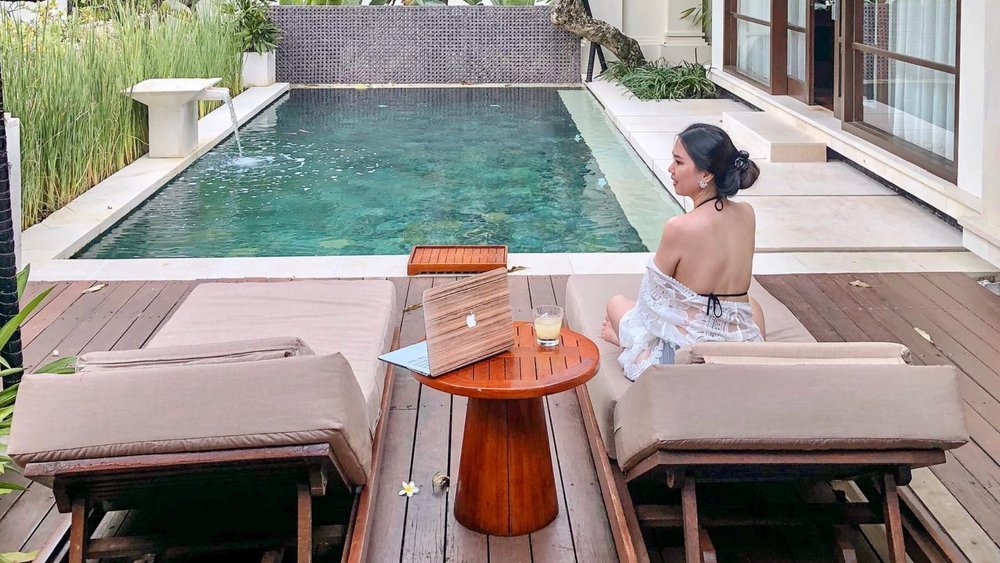 The Royal Santrian is an award-winning resort with exquisite beachfront villas on the renowned Nusa Dua beach. Credits: @miusally on Instagram