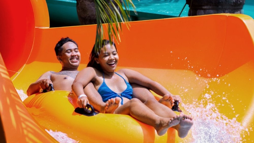 Waterbom Bali is a waterpark with slides and rides for all ages! Credits: @waterbombali on Instagram
