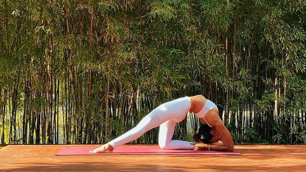 Immerse in tranquil nature as you do yoga. Credits: @zeelatifa