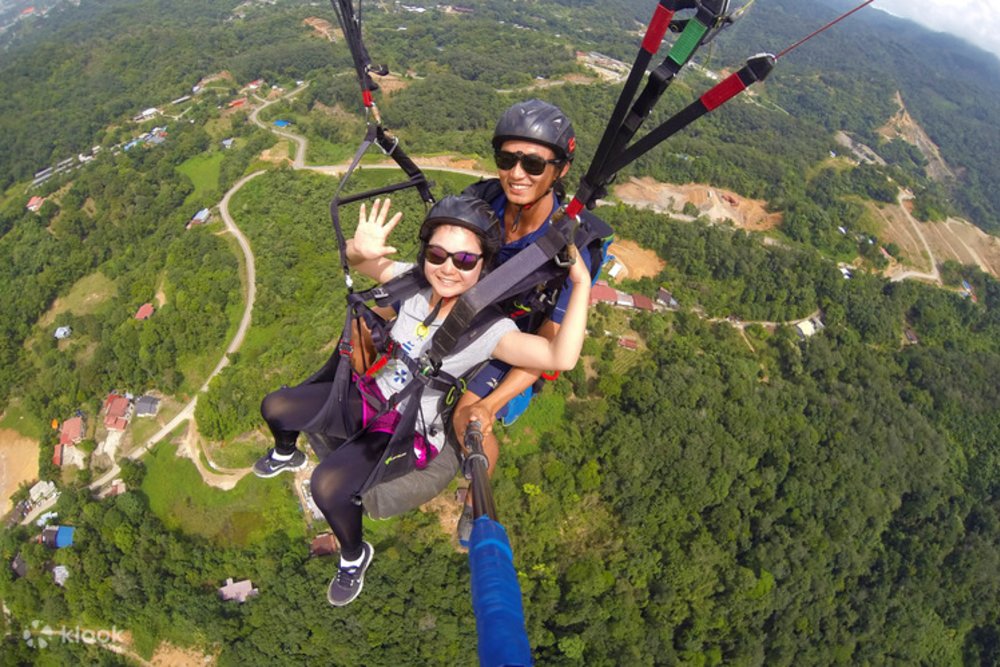 paragliding ranau sabah