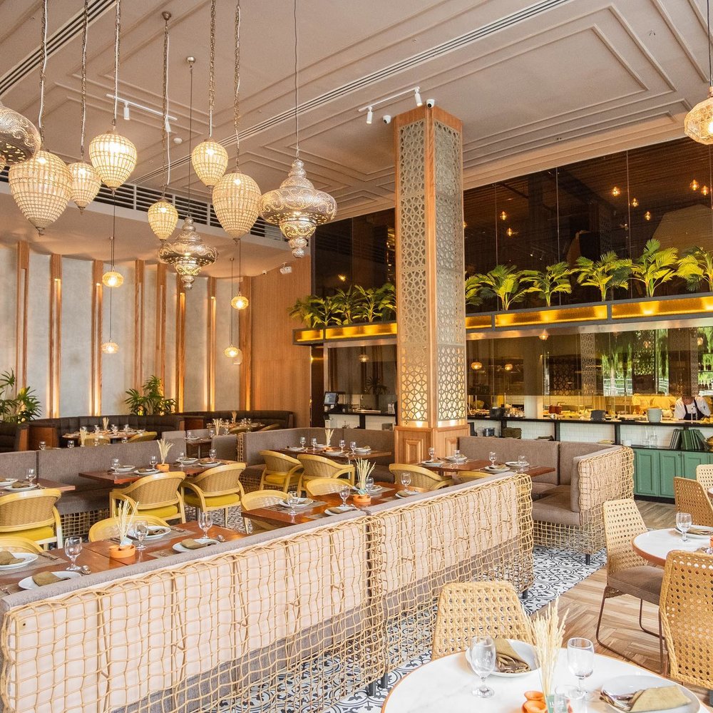 Interior of a Thai restaurant