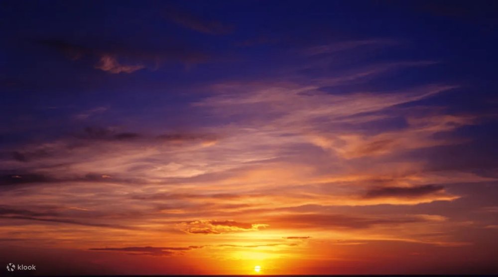 11998 沖縄ディナークルーズ体験の夕焼け