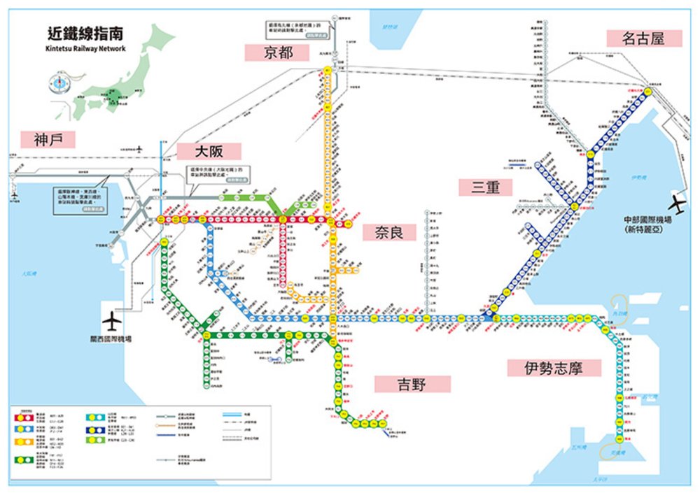 近鐵線路線圖
