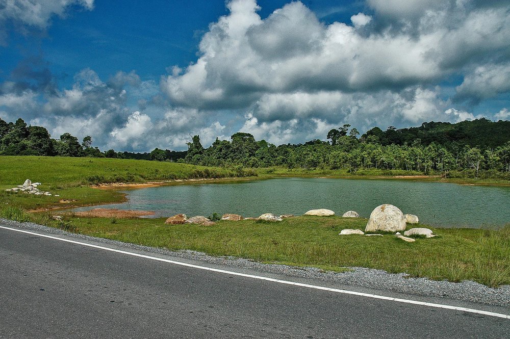 a pond area in Khao Yai