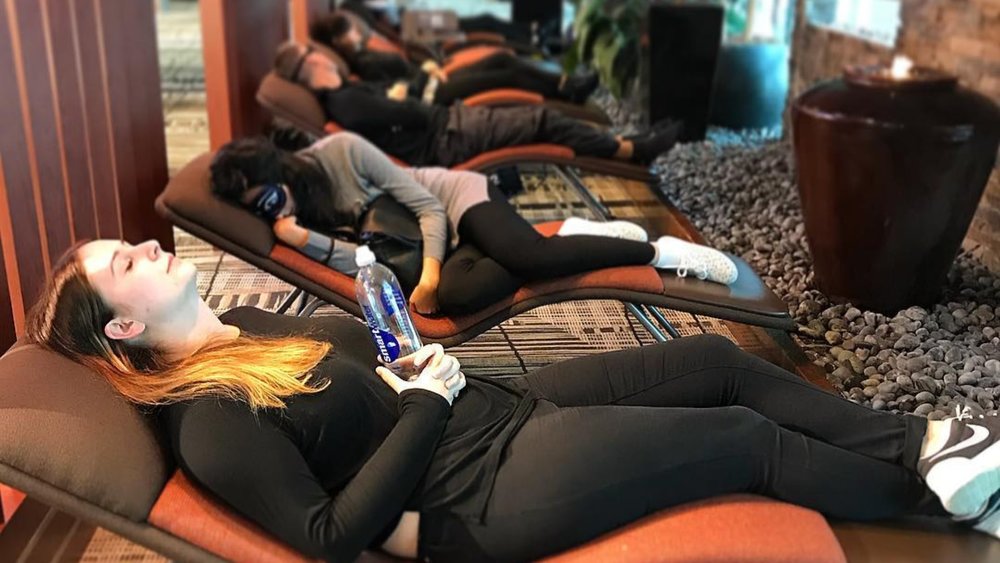 No need to bring your own pillow at the Snooze Lounge. Credit: jakemfuller