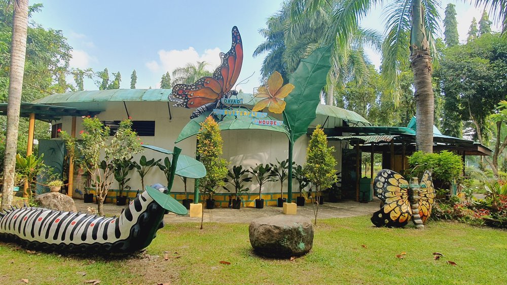 Butterfly house facade
