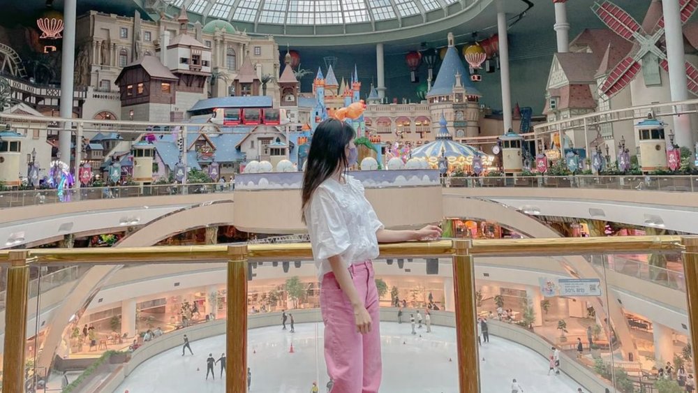 Lotte World Adventure is one of the largest indoor theme parks	in the world.  Credits: @seo.__.wwon on Instagram
