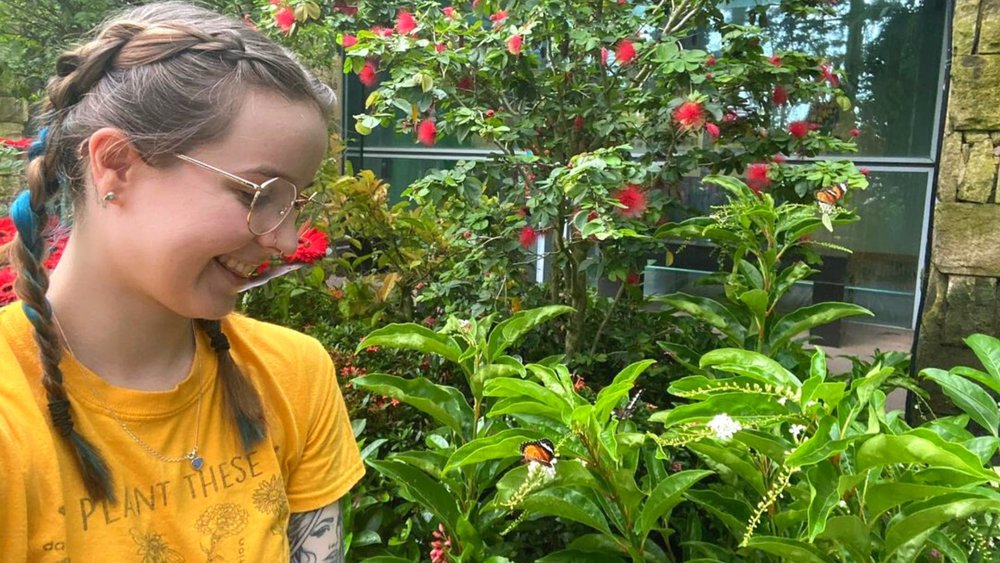 Be mesmerised by the butterflies inside Butterfly Garden at Terminal 3! Credit: @sabrina.wyatt