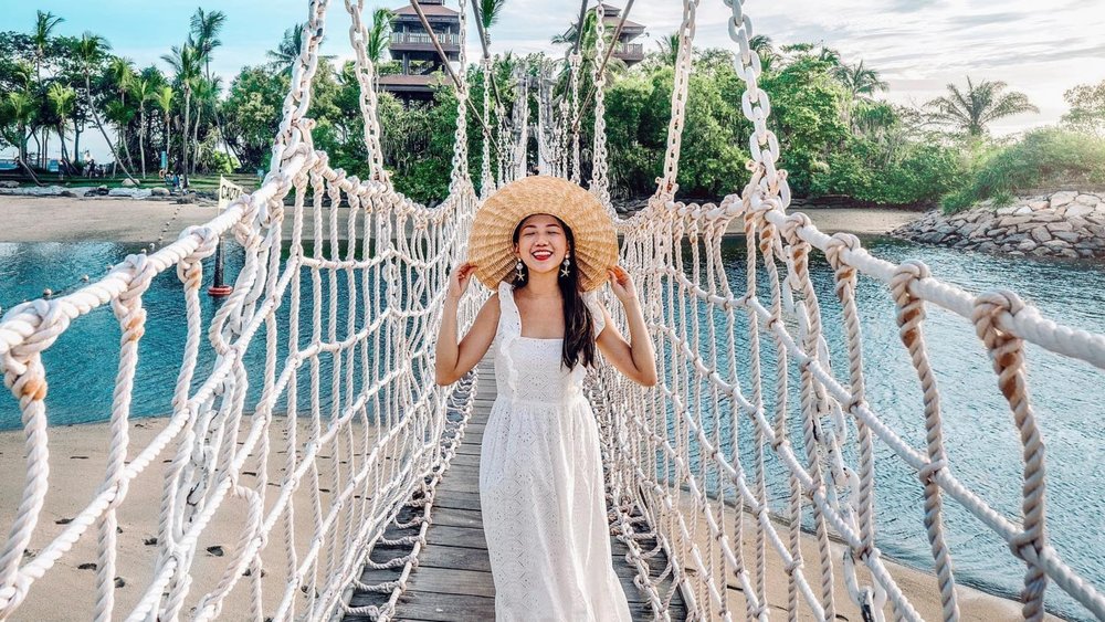 Seas the day at Sentosa Island! Credit: @blushblushtomato