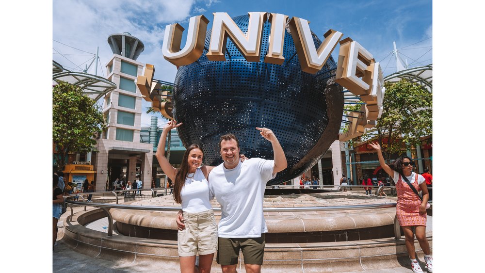 Snap a fun pic in front of the iconic Universal globe! 