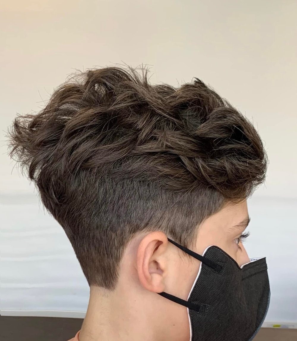 Boy haircut