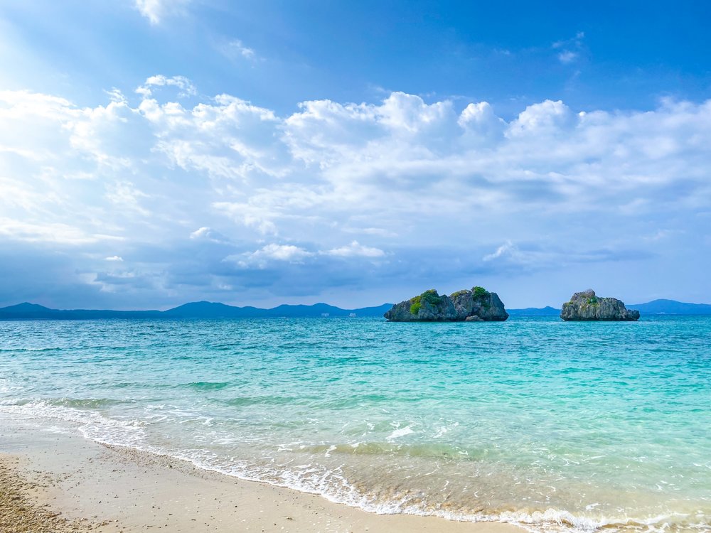 　Okinawa Beach　沖縄海　ビーチ