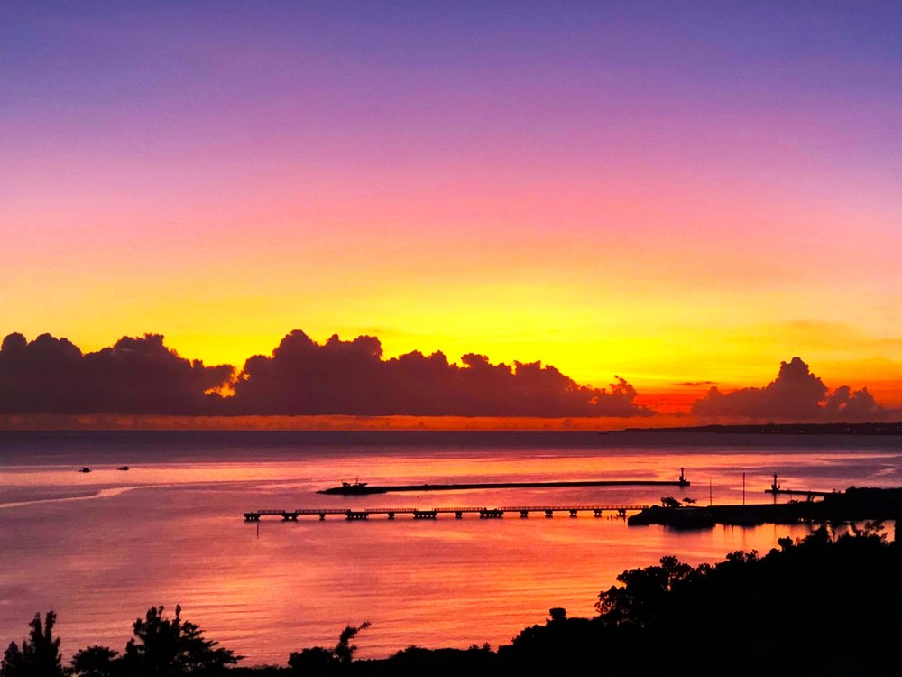 Sunset in Okinawa 沖縄夕焼け