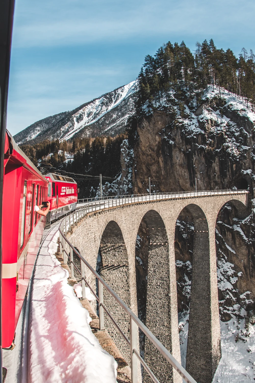 Bernina Express must-try scenic railway route in Switzerland