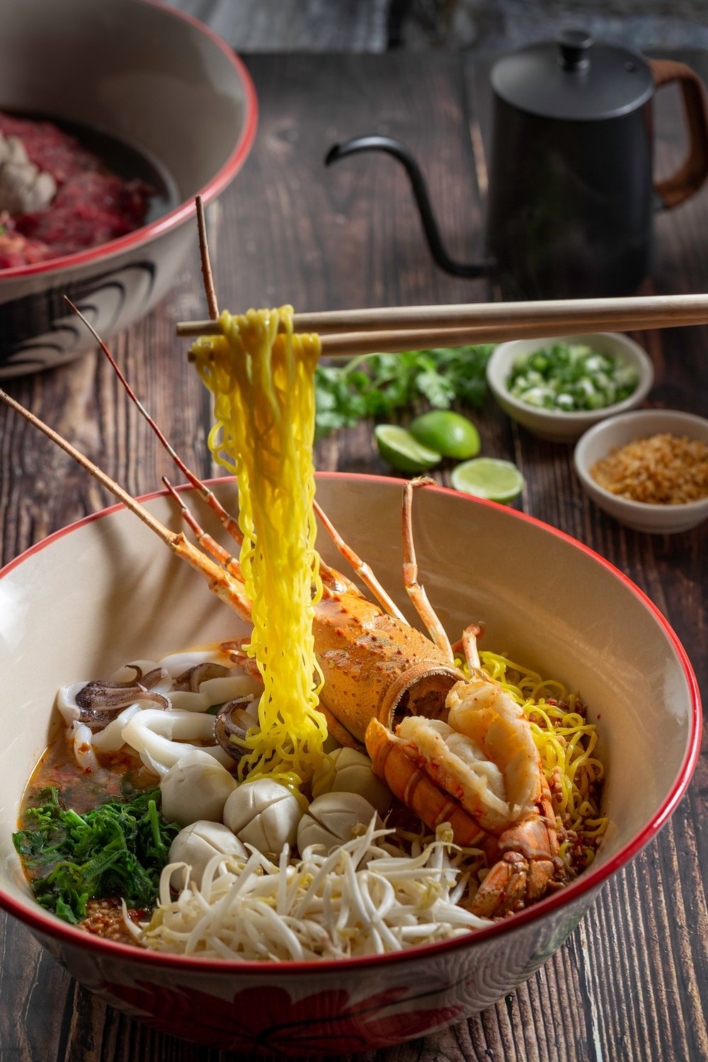 บะหมี่ต้มยำซีฟู้ด ที่เซียร์ แอนด์ โค (Sears & Co.) 