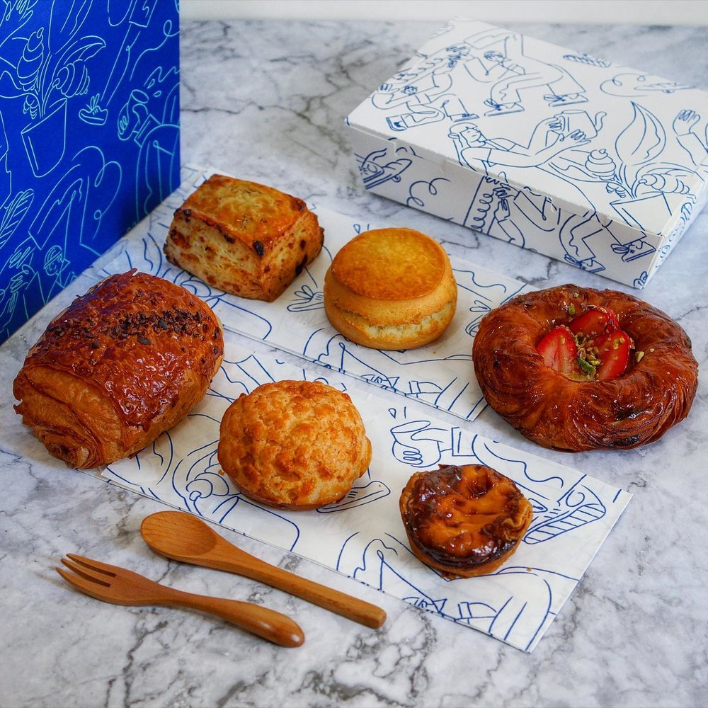 麵包店的出品讓平凡的麵包變成藝術品般精美。 (Instagram @littlemsfoodie)