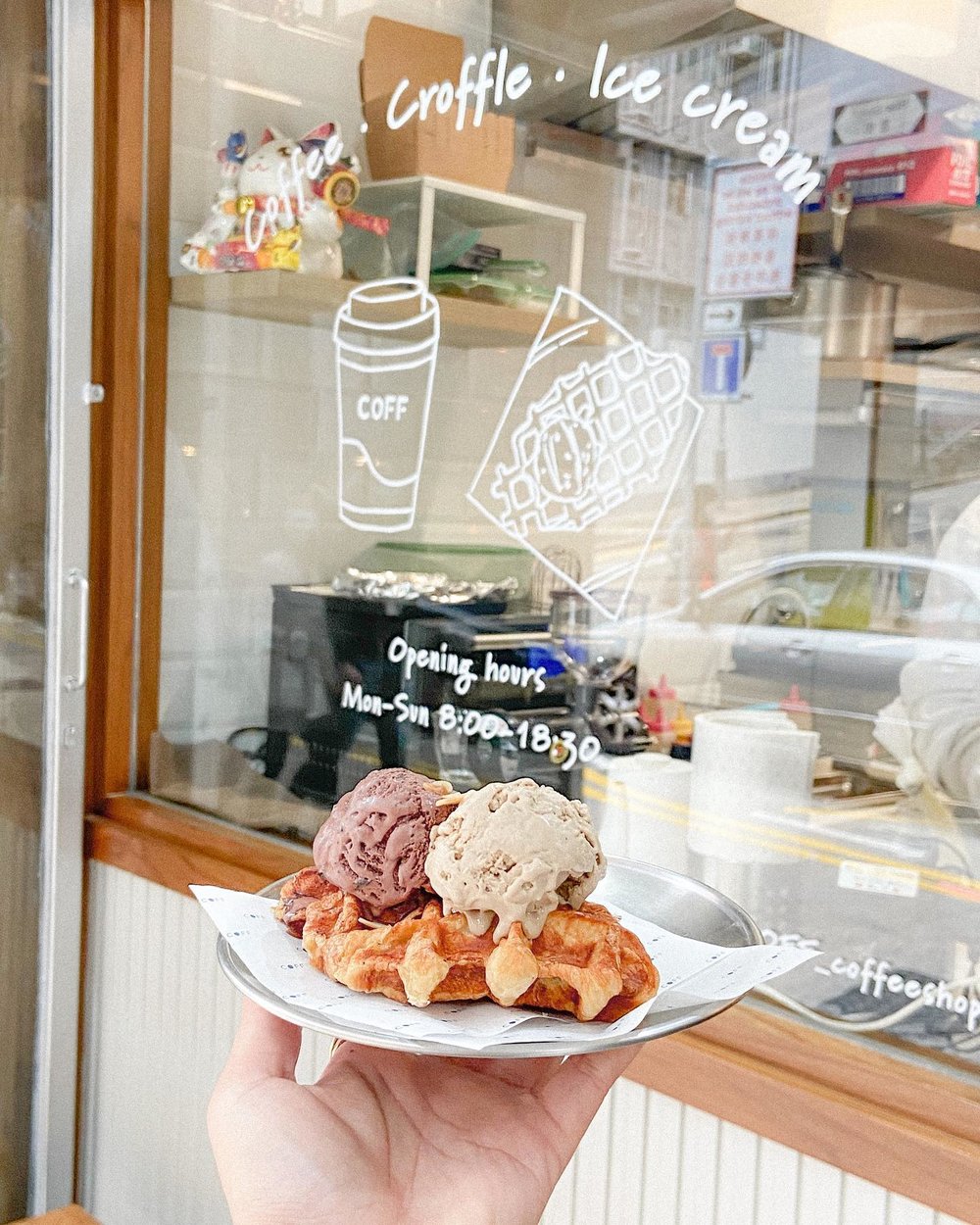 這裏的自家製雪糕,有很多不同口味,例如伯爵茶、烏龍茶等等。(Instagram @aiii_foodie)