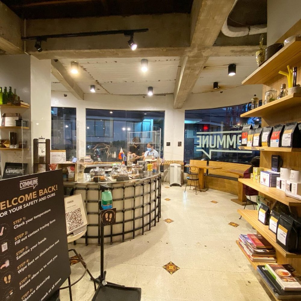 Interior of Commune Instagram