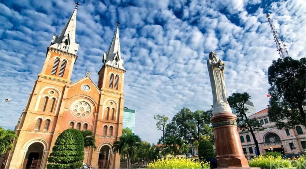 Facade of Hoi Chi Min Church