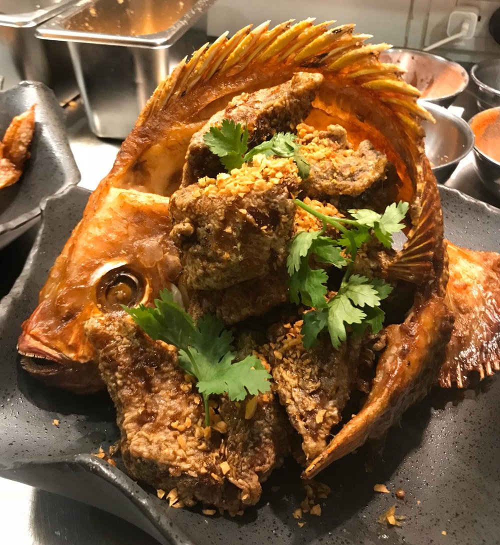 Fried fish dish