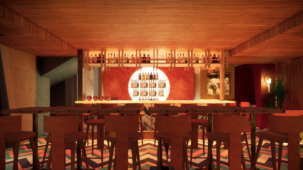 Interior of Japonesa restaurant