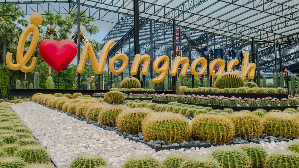 i love nong nooch sign at nong nooch tropical garden