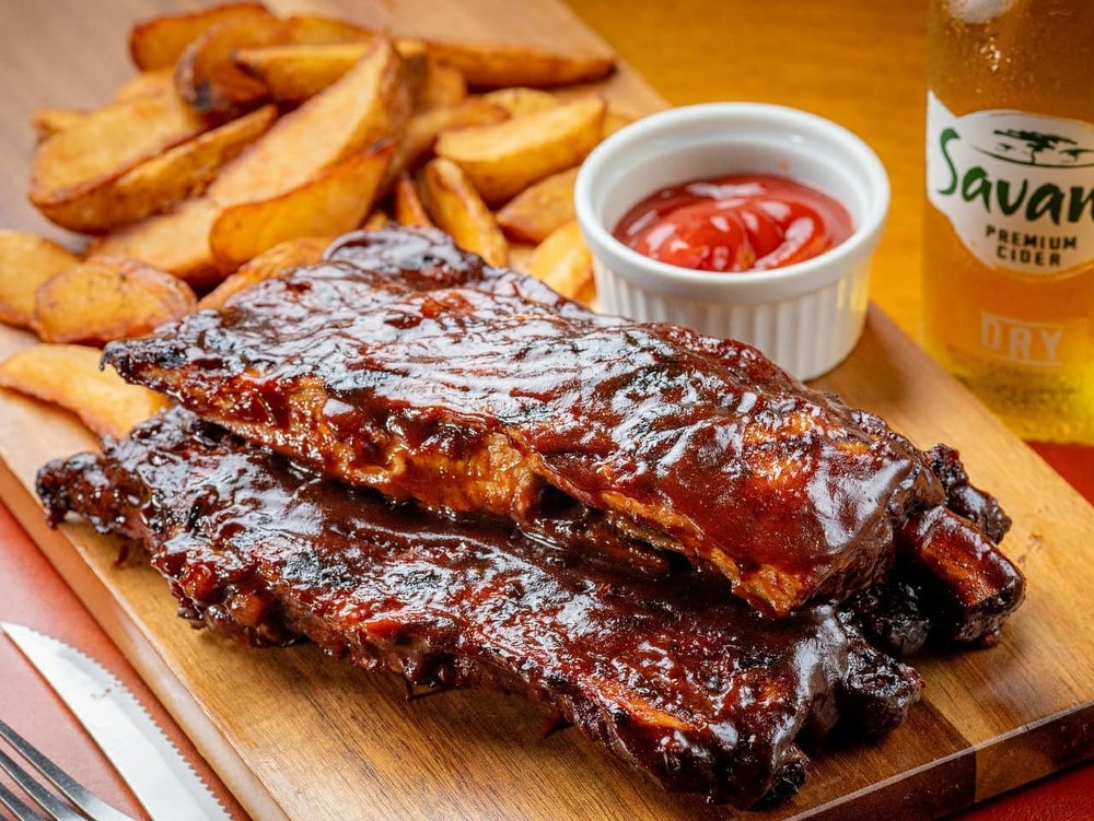 Baby back ribs dish