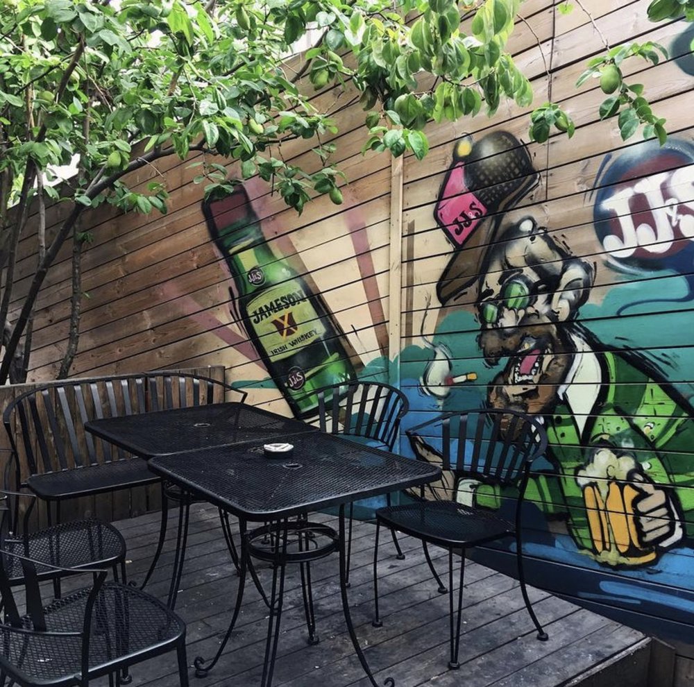 Shenanigans Restaurant balcony