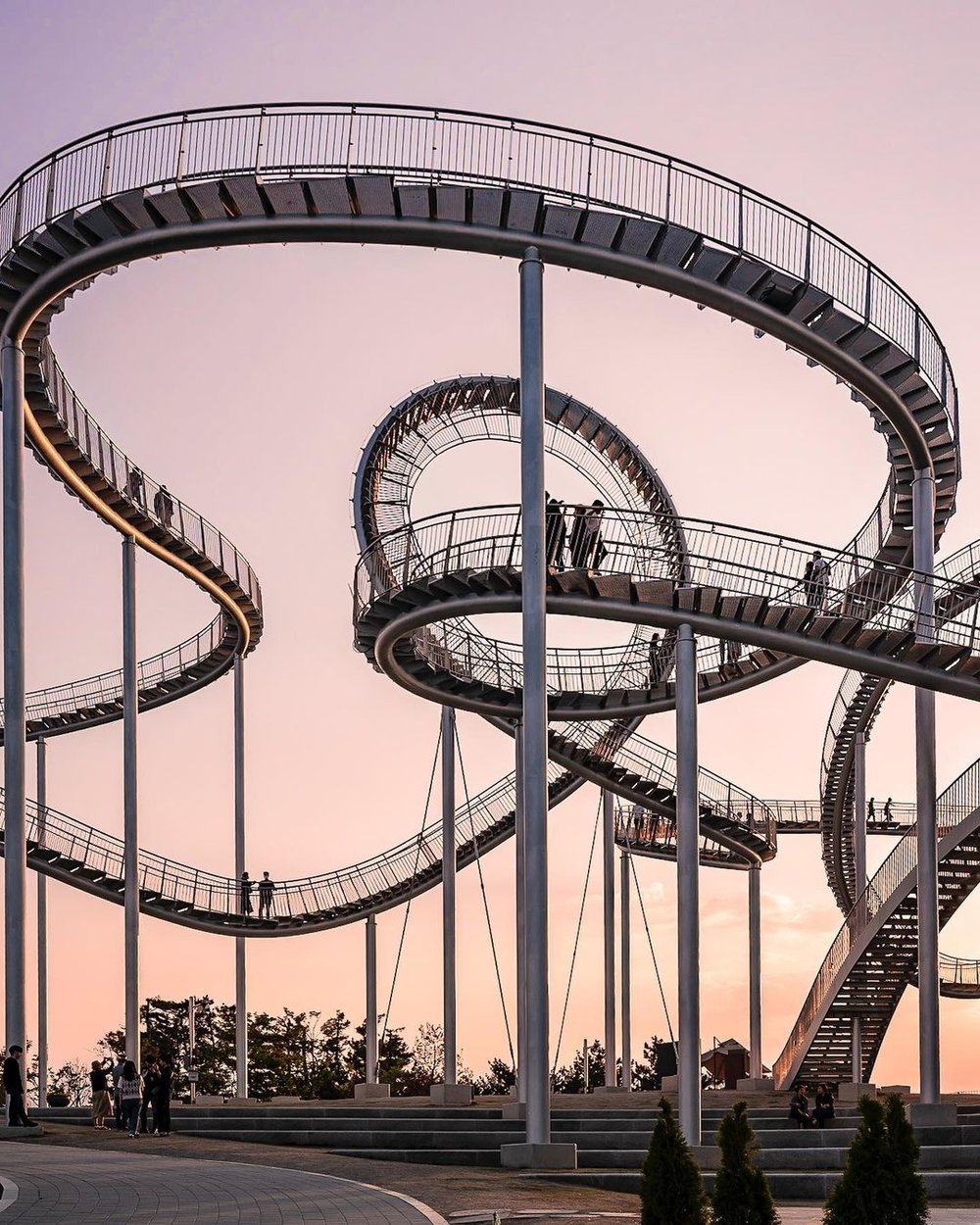 hwanho park space walk south korea pohang walkable roller coaster