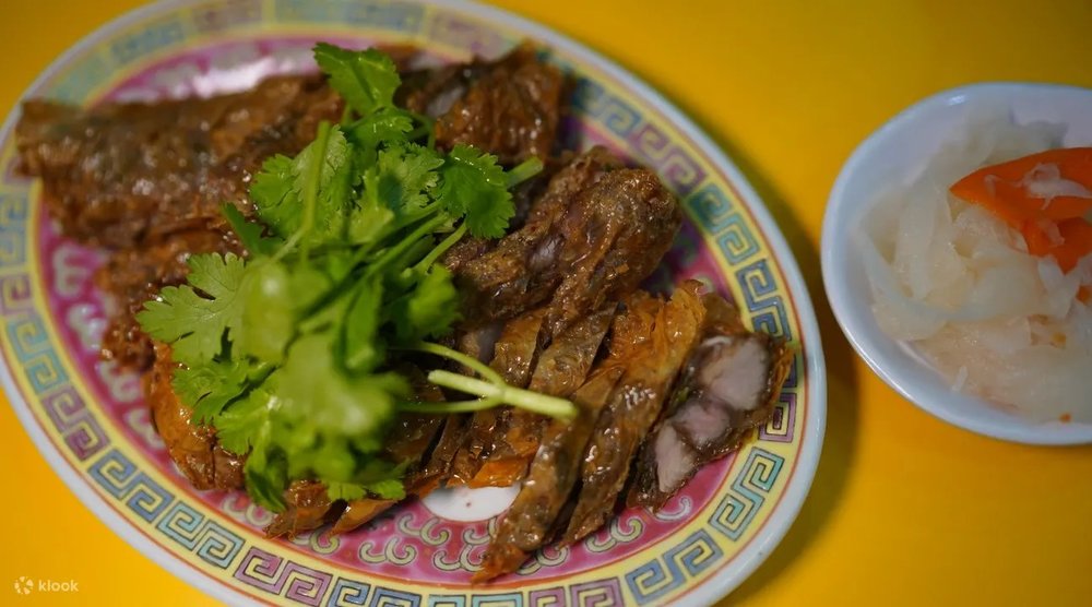 Meat dish in a plate