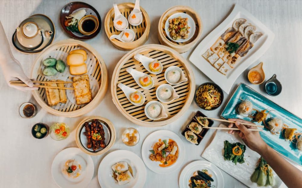 Chinese dimsums in the table