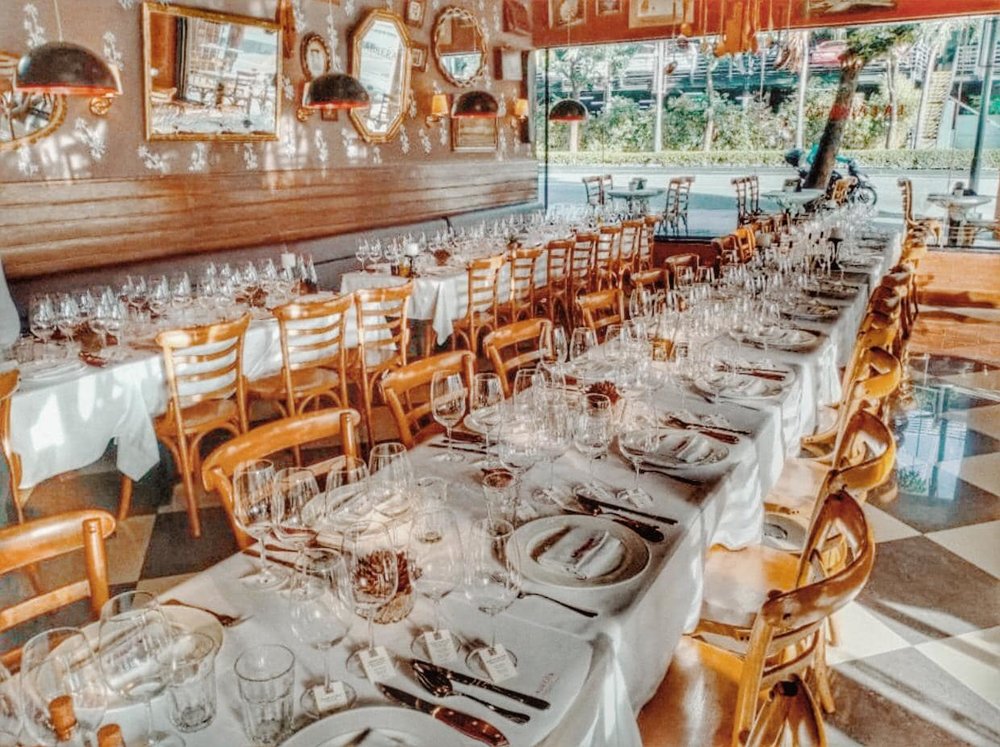 Table set up in La Cabrera Manila