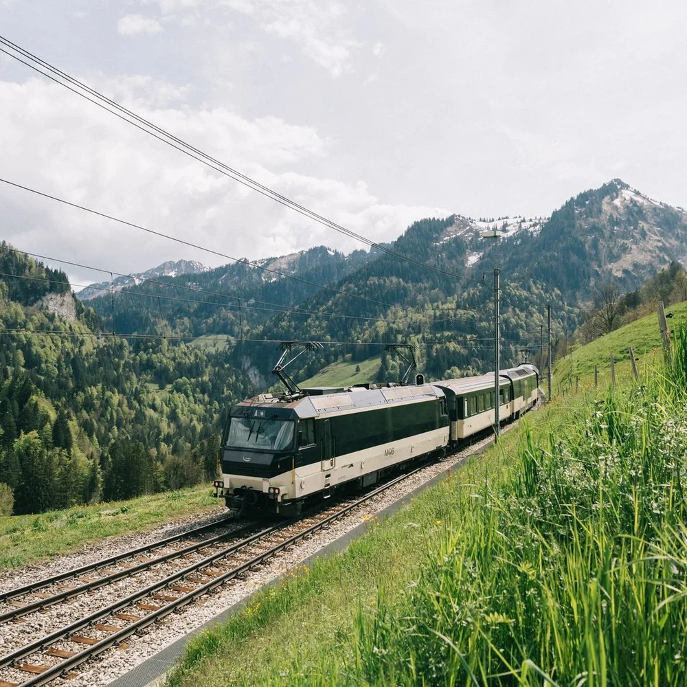 GoldenPass Panoramic best scenic train ride in Switzerland