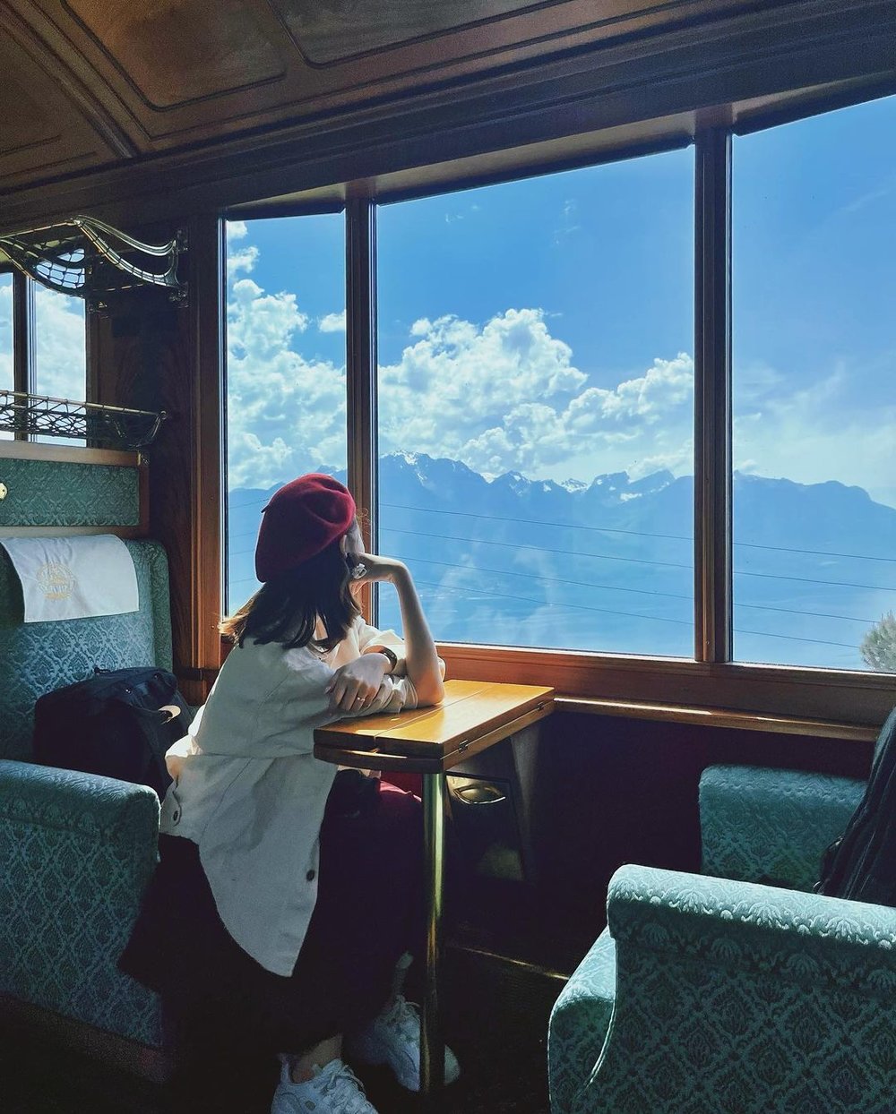 Golden Pass Line best scenic train ride in Switzerland
