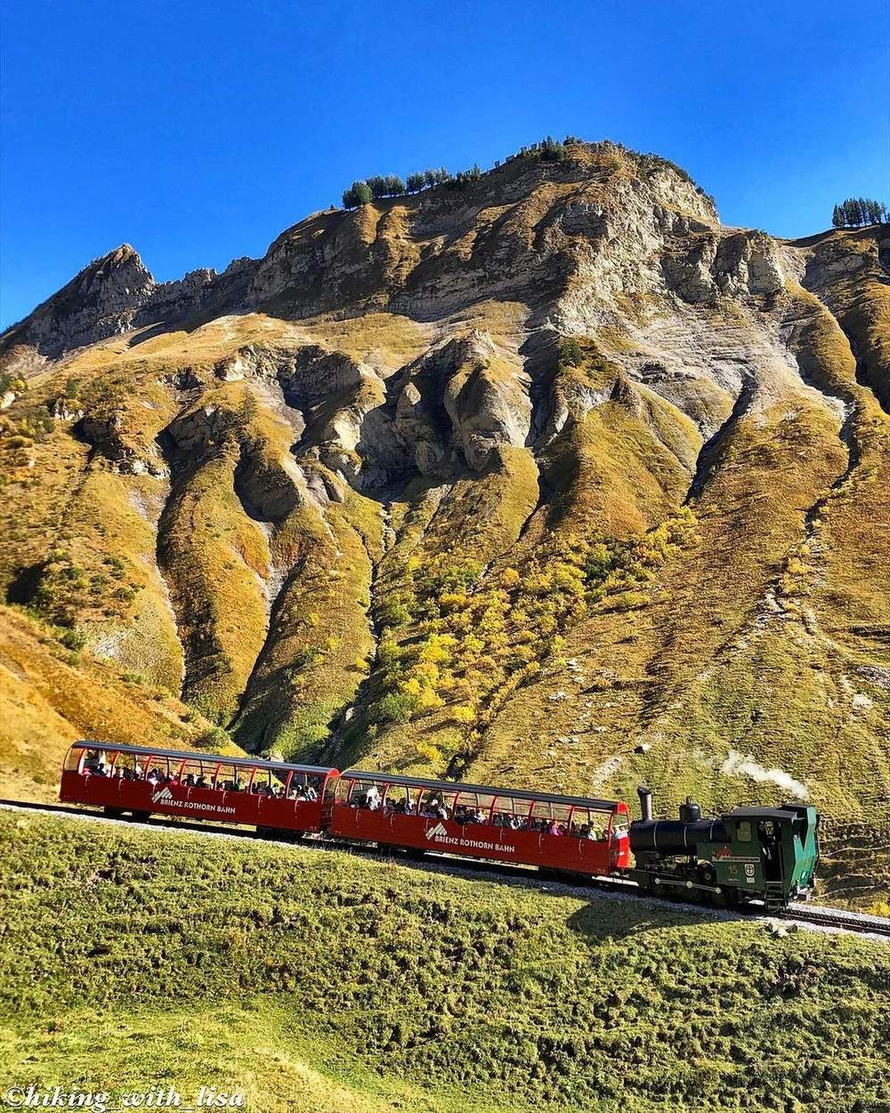 Brienz Rothorn Bahn best scenic train route in Switzerland