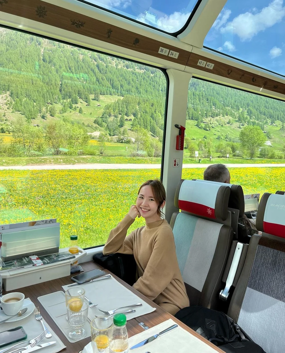 The Glacier Express best scenic train ride in Switzerland