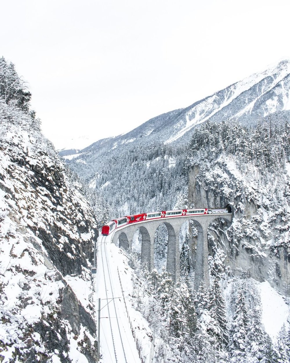 The Glacier Express must-try scenic railway route in Switzerland