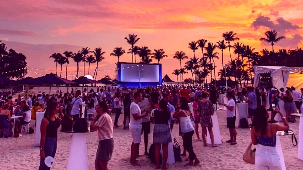 On our list of best things to do in Singapore: catch the sunset Tanjong Beach Club!  Credits: @tanjongbeachclub