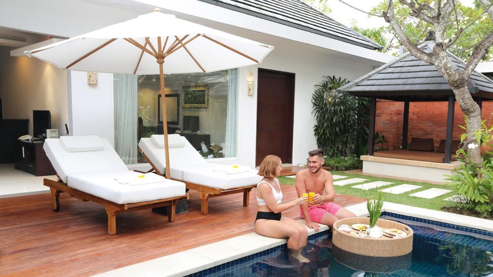 Have some private time away from crowds and rent out a villa in Seminyak.