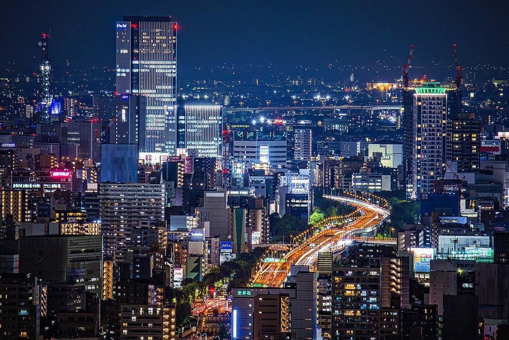 東山スカイタワー 夜景　Higashiyama Sky Tower Night View