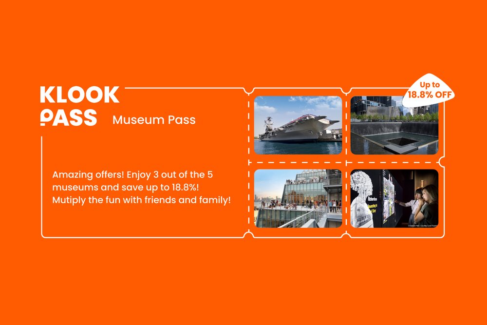 the Klook-exclusive New York City Museum Pass