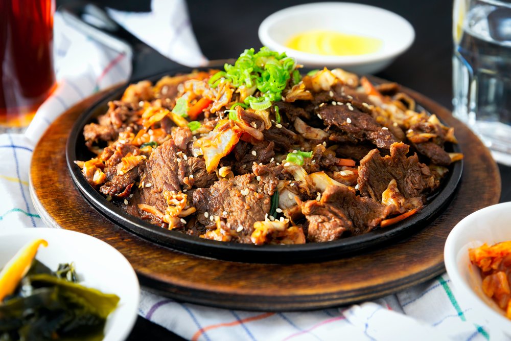 Beef bulgogi dish