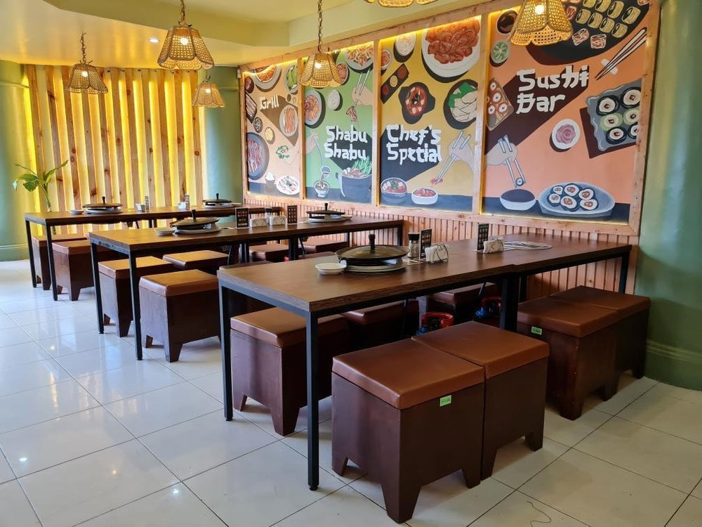 interior of Jungle Sam Korean Restaurant