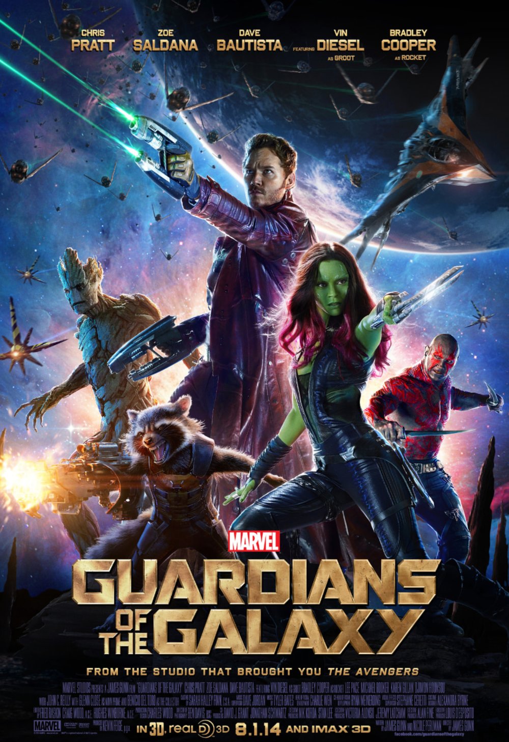 movie poster of guardians of the galaxy