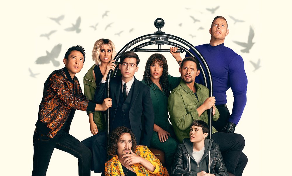 poster of umbrella academy cast