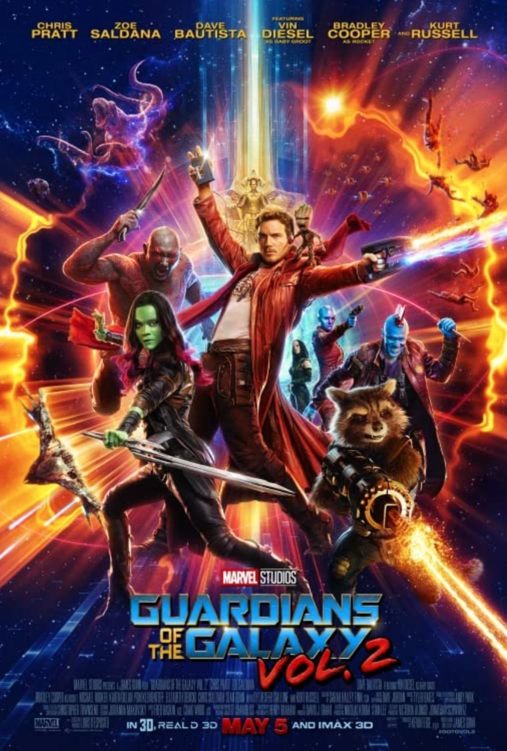 guardians of the galaxy volume two poster