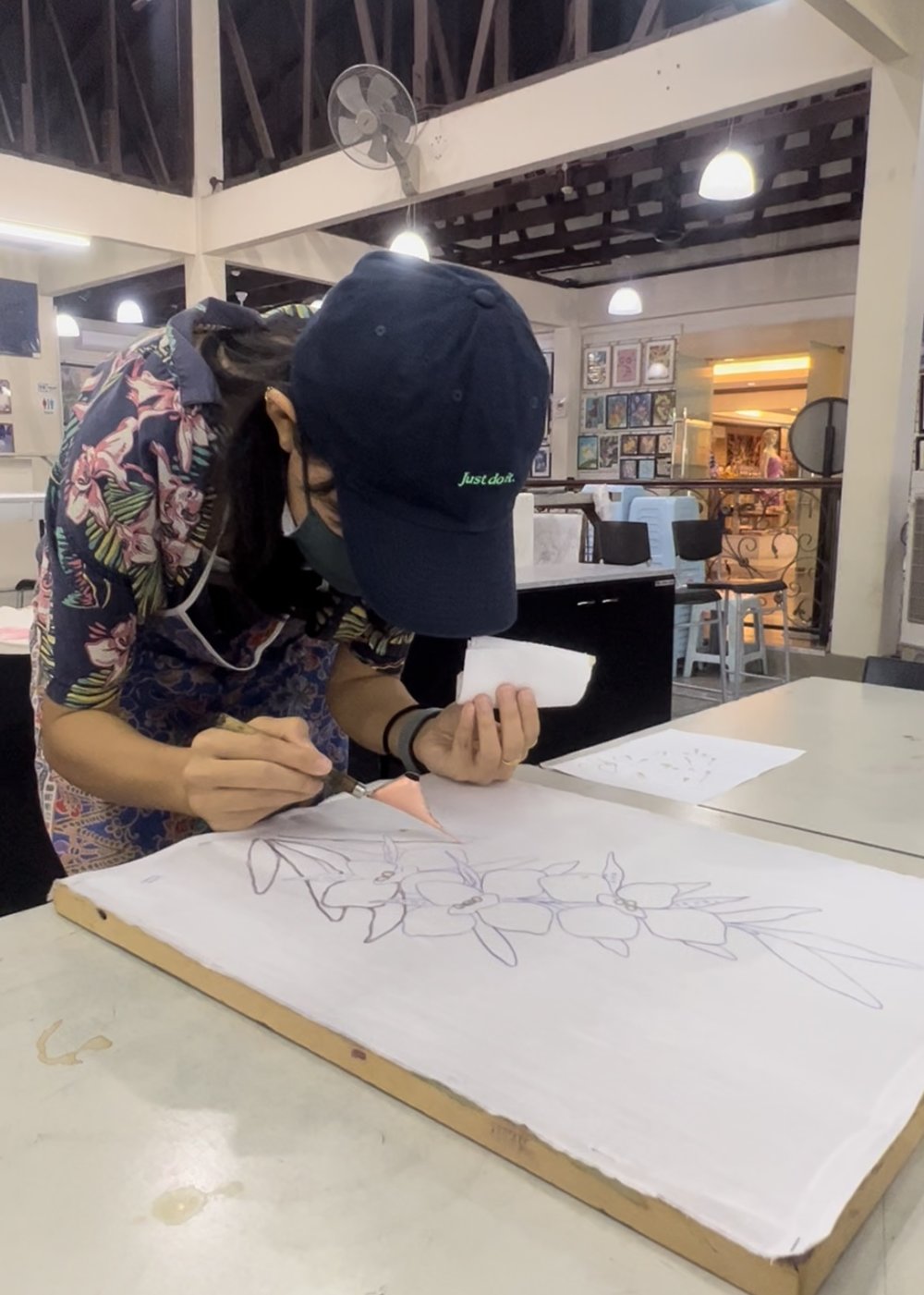 batik drawing workshop in Kuala Lumpur at Jadi Batek